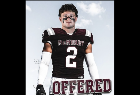 Mason High School football standout Luke Tharp announced his second college offer Wednesday from McMurry University.