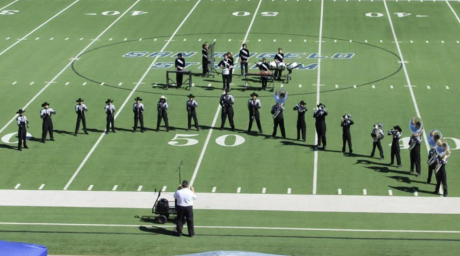 Water Valley Marching Band at San Angelo Stadium