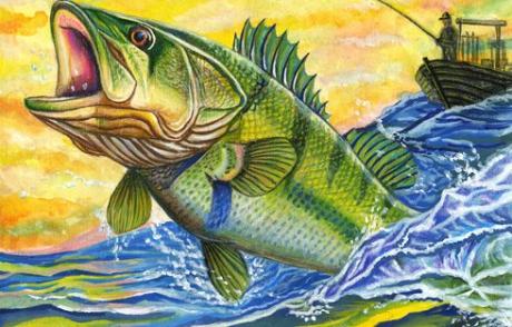 A 2026 Fish Art Contest winner is shown in this photo.
