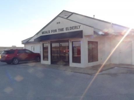 Meals for the Elderly building located off the loop near Main Street (LIVE! photo by Cheyenne Benson)