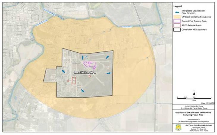 Air Force Checking Water Wells Near Goodfellow (Contributed/USAF