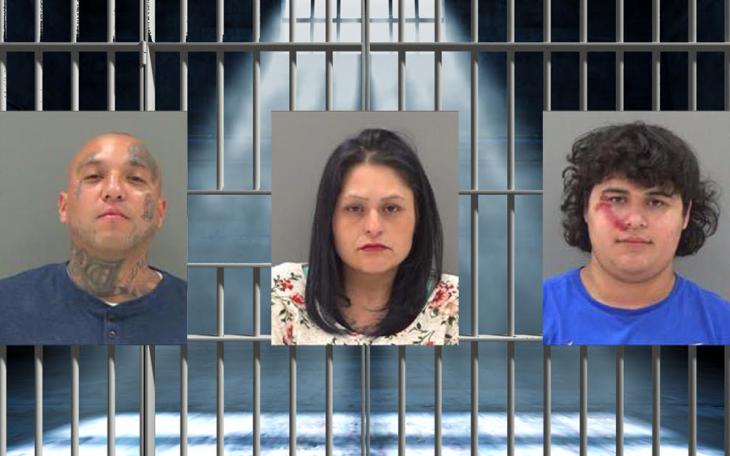 Jesus Acosta (left) Bianca Valencia (middle) Edgar Guajardo (right)