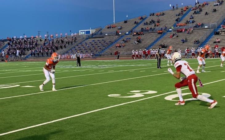 San Angelo Central versus the Odessa Bronchos on Oct. 30, 2020