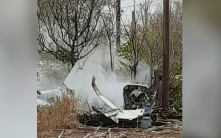 Crashed Cessna Centurion