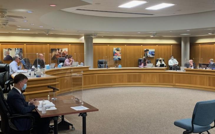 San Angelo ISD Board of Trustees workshop on Nov. 9, 2020 (LIVE! Photo/Matt Trammell)