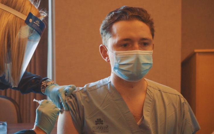 First Doctor to be Vaccinated in San Angelo