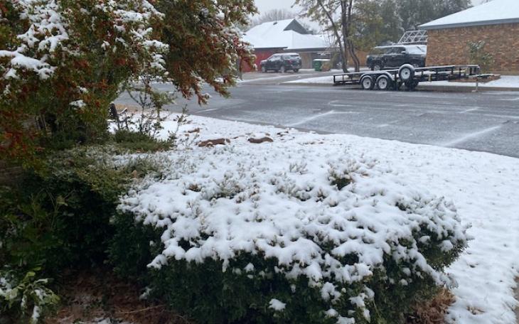San Angelo snow Jan. 2021 (LIVE! Photo/Yantis Green)