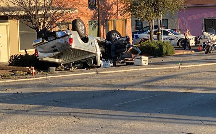 3 Vehicle Crash Shuts Down Busy Intersection