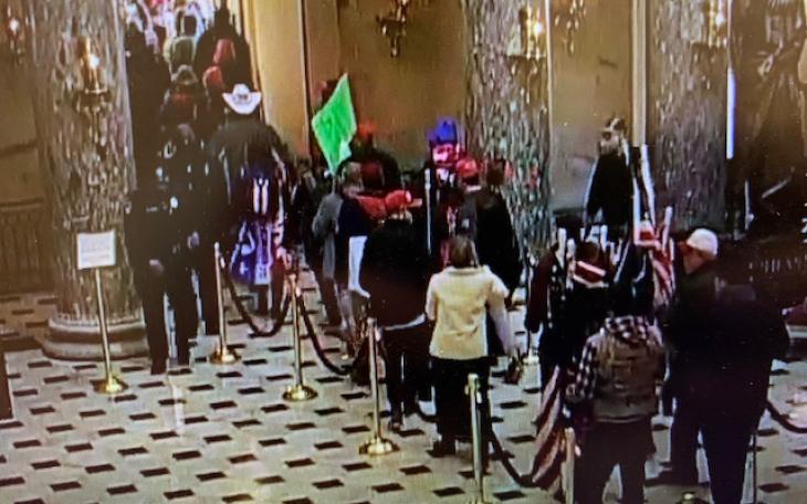 Crowd at the Capital Building