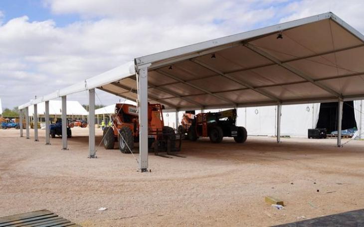 Biden Administration Illegal Immigrant Tent City (Contributed/CBP)
