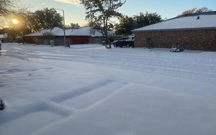 Valentine's Day 2021 Snow in San Angelo (LIVE! Photo/Yantis Green