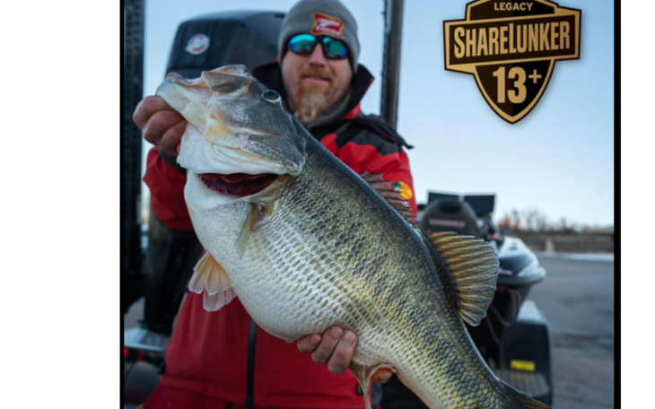 Sharelunker Bass Caught on O.H. Ivie