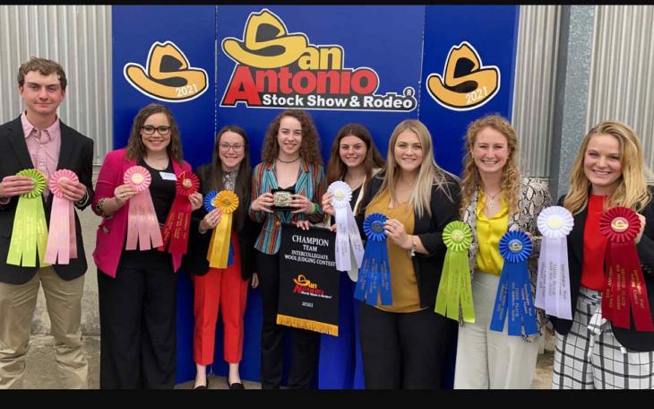 ASU Wool Judging Team 2021 (Contributed/ASU)