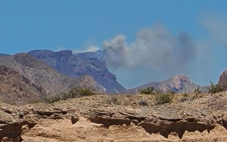 Wildfire in Big Bend National Park 4/2021 (Contributed/Big Bend National Park)