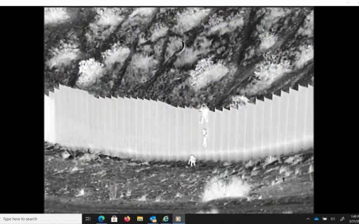 Toddlers Dropped from Top of Border Wall (Contributed/CBP)