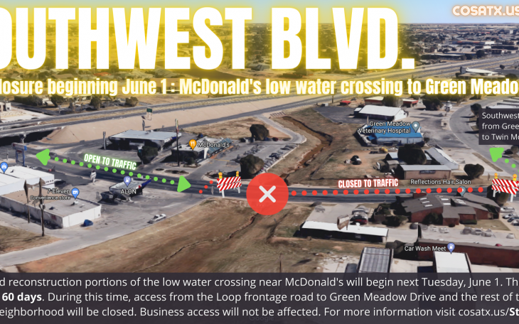 Southwest Blvd. Construction Plan.  (Contributed/COSA)