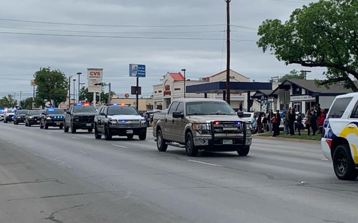 Police Procession for Sg Jones | Live Photo Matt Trammell