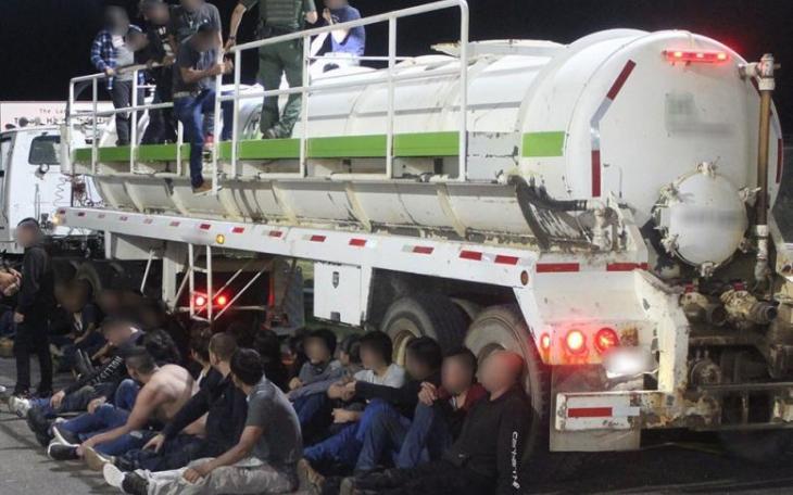 Illegal Aliens Hidden in Tanker Truck (Contributed/CBP)
