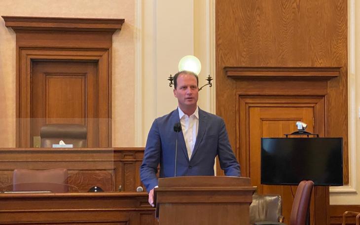 Congressman August Pfluger at Federal Courthouse (LIVE! Photo/Yantis Green)