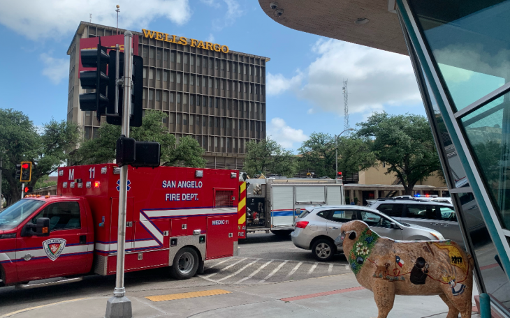 Crash in Front of the Stephens Central Library