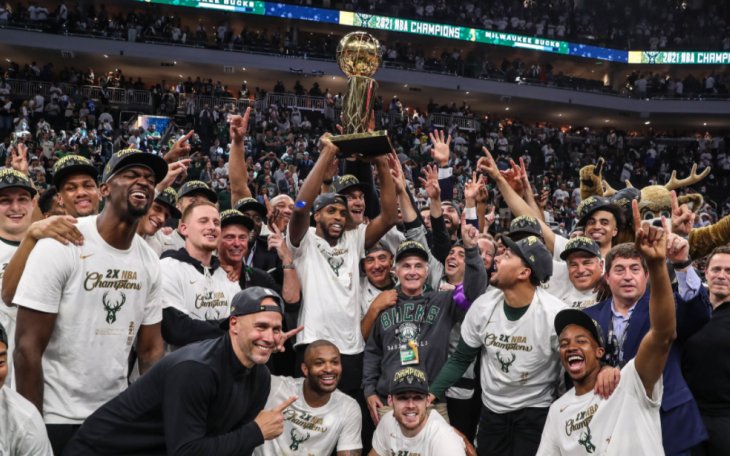 2021 NBA Finals Champions Milwaukee Bucks