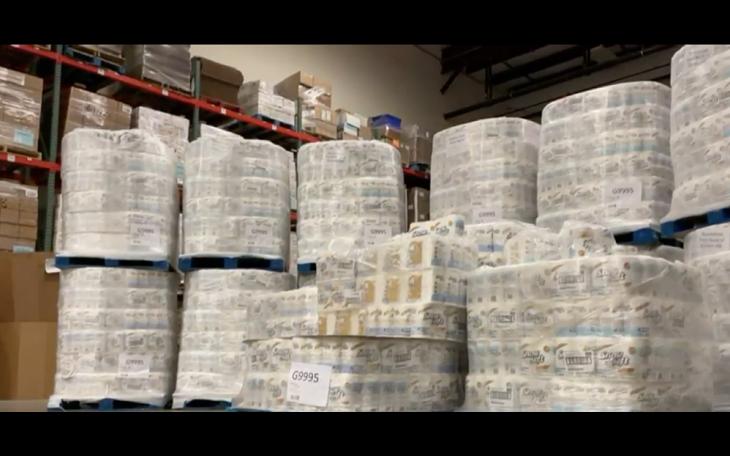 West Texas Food Bank Toilet Paper Donation