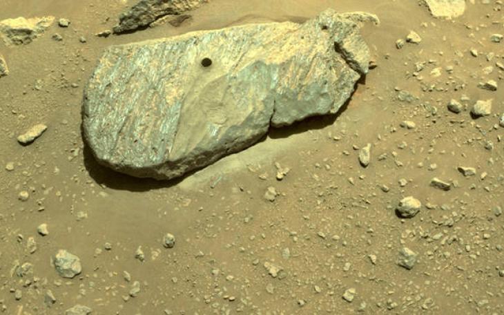 NASA Perseverance Rover Drills Core in Rock (Contributed/NASA)