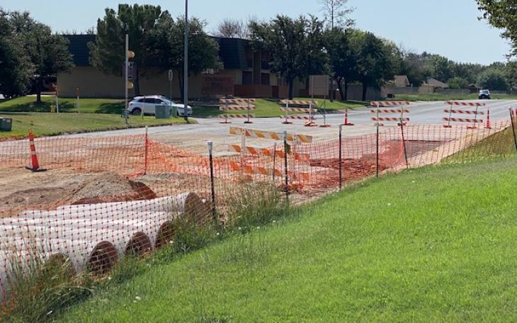Red Arroyo Construction at Southwest Blvd. (LIVE! Photo/Yantis Green)
