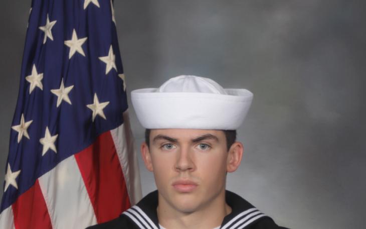 Navy Recruit Top of Class Dallin Roberts (Contributed/USN)