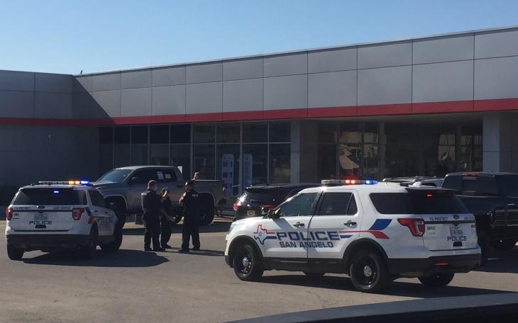 San Angelo Police Catch Car Thief Suspect (LIVE! Photo/Matt Trammell)