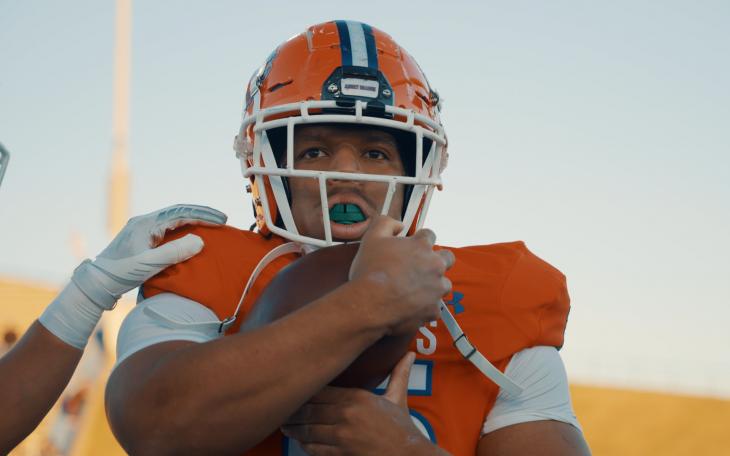 Darius Floyd, running back for the 2021 San Angelo Central Bobcats