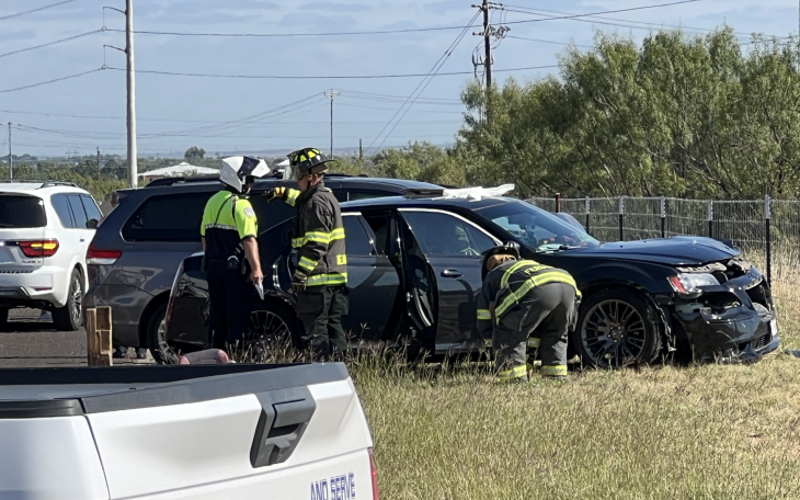 Crash at Alamito Street and Twin Mountain Drive