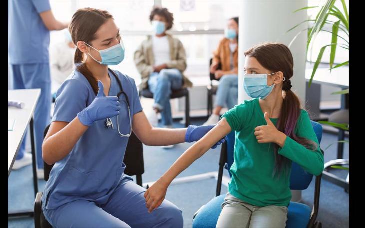 Teen Getting Vaccine | DepositPhotos