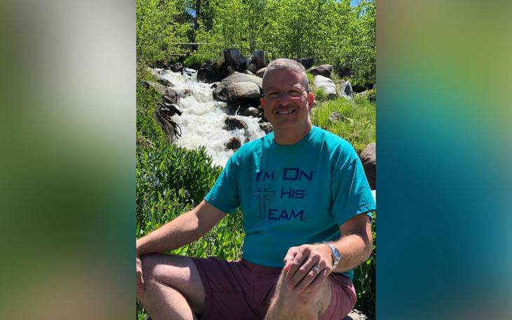 Darin K. Johns, the band director of the Andrews High School Mustang Band