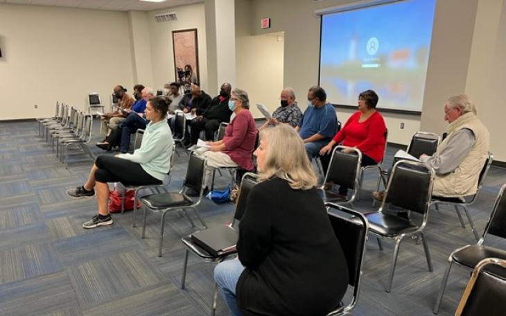 11 Citizens Attend Redistricting Public Hearing (LIVE! Photo/Yantis Green)