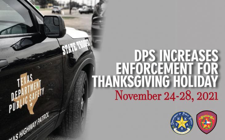 DPS Enforcement for Thanksgiving 2021 (Contributed/DPS)