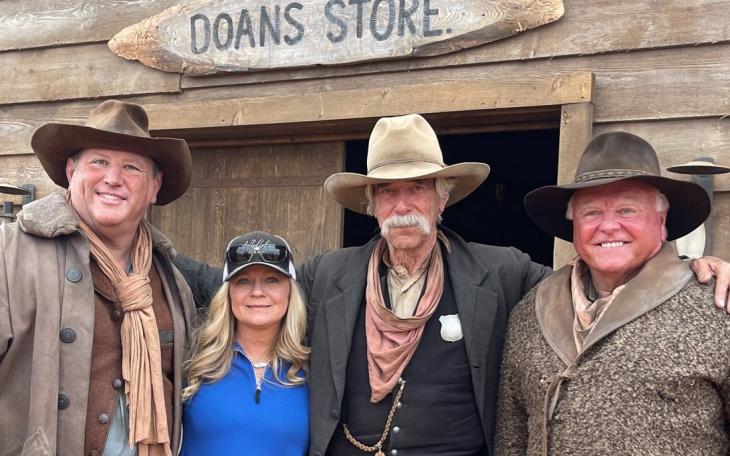 Texas Ag Commissioner Sid Miller on 1883 set (Contributed/Sid Miller)