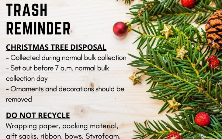 Christmas Tree Disposal Information (Contributed/COSA)