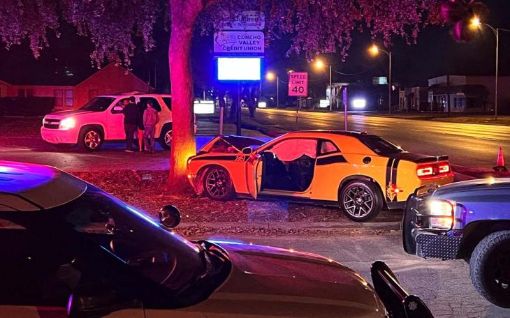 Crash At Abe And Highland | Live Photo Manny Diaz