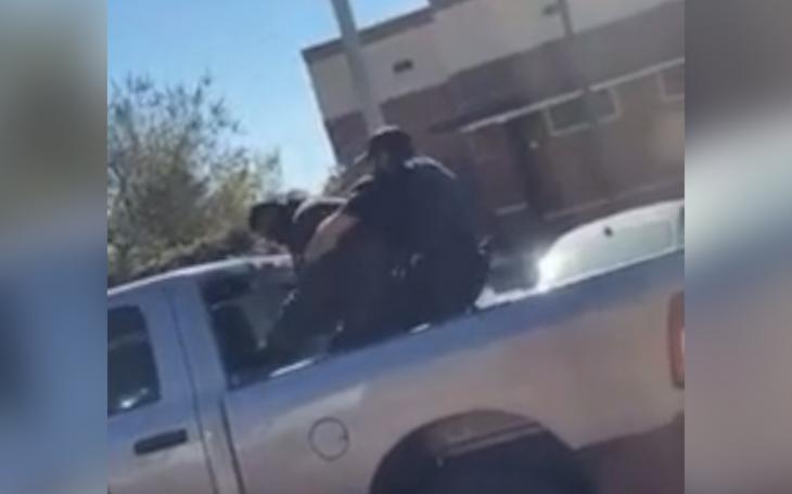SAPD Officer Wrestles With Wild Twin Peaks Patron In The Bed Of A Pickup