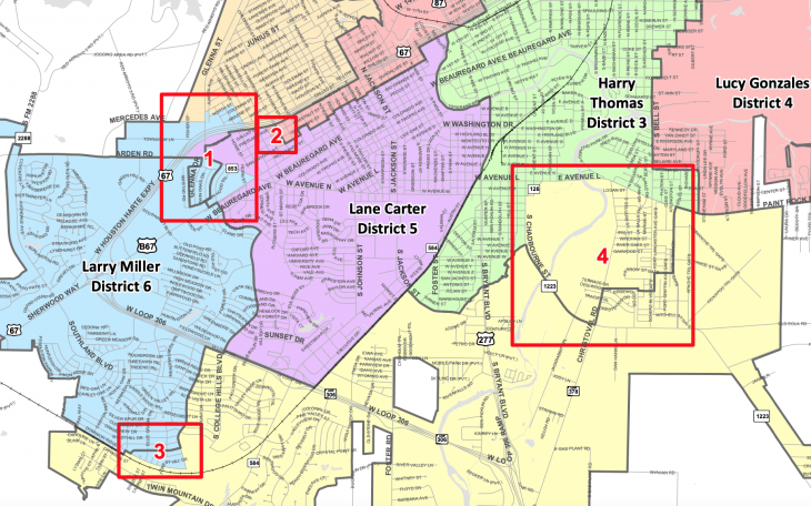 2021 City Redistricting Map Proposal (Contributed/COSA)