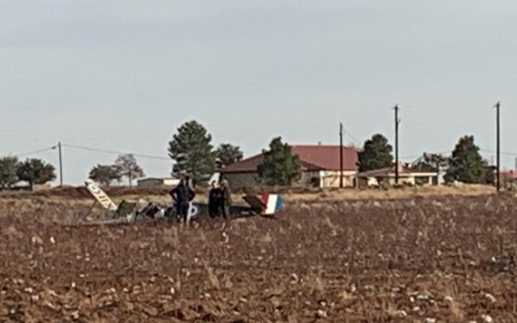 Midland Biplane Crash