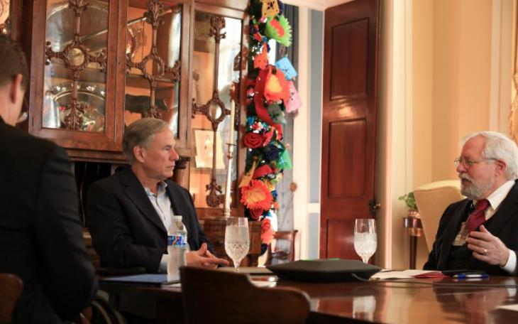 Officials Brief Gov. Abbott on Covid Response (Contributed/gov.texas.gov)