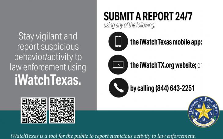 Texas Department of Public Safety IWatchTexas (Contributed/DPS)
