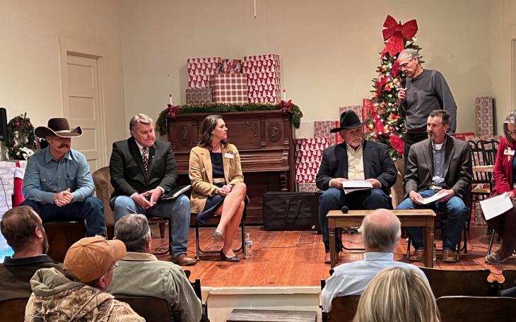 Candidates for Tom Green County Commissioner 4 in Knickerbocker (LIVE! Photo/Yantis Green)