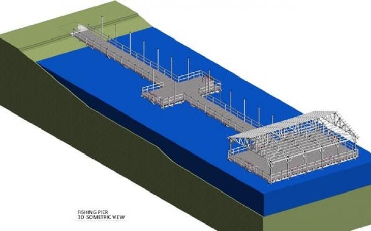 Lake Nasworthy Pier Concept Drawing (Contributed/COSA)