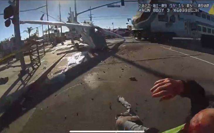 Man Cheats Death Twice After Crashing Plane On Railroad Tracks