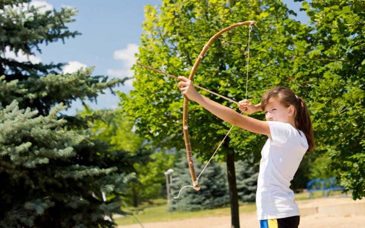 Shooting Bow and Arrow | DepositPhotos