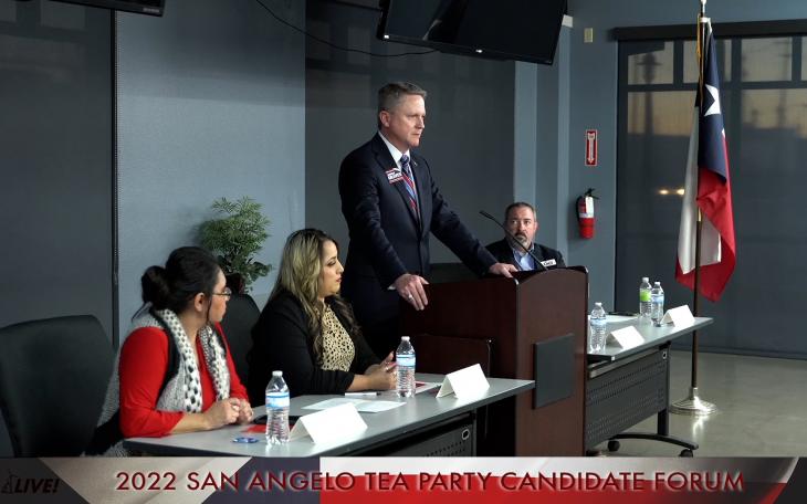San Angelo TEA Party Candidate Forum 2/9/22 (LIVE! Photo/Matt Trammell)