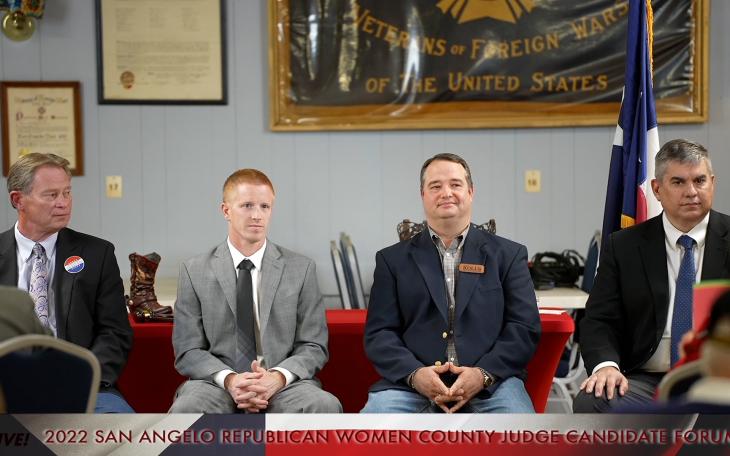 Tommy Usery, Lane Carter, Todd Kolls, Joe Hyde SARW Candidate Forum (LIVE! Photo/Manny Diaz)